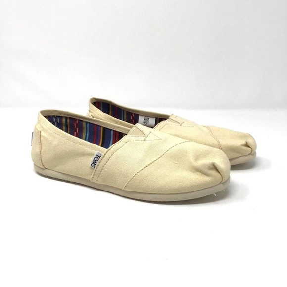 Toms Shoes - Toms | Classic Canvas Slip On Shoes Cream 8